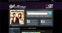 Desktop Screenshot of mastersun.fr